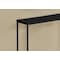 Monarch Specialties Accent Table, Console, Entryway, Narrow, Sofa, Living Room, Bedroom, Black Laminate, Black Metal I 2250 - alternate 2